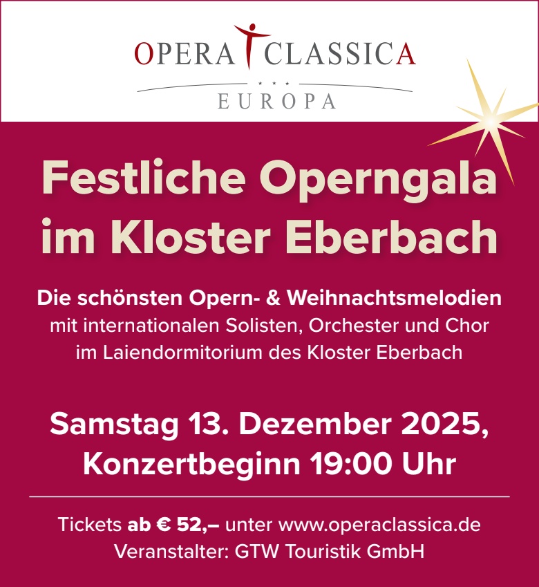 Festliche Operngala im Kloster Eberbach 1 Festliche Operngala im Kloster Eberbach